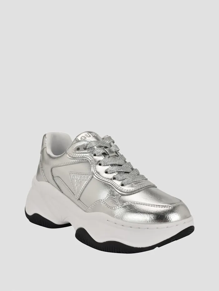 GUESS Shoes Hapyy Chunky Sneakers Beige 8211 Women