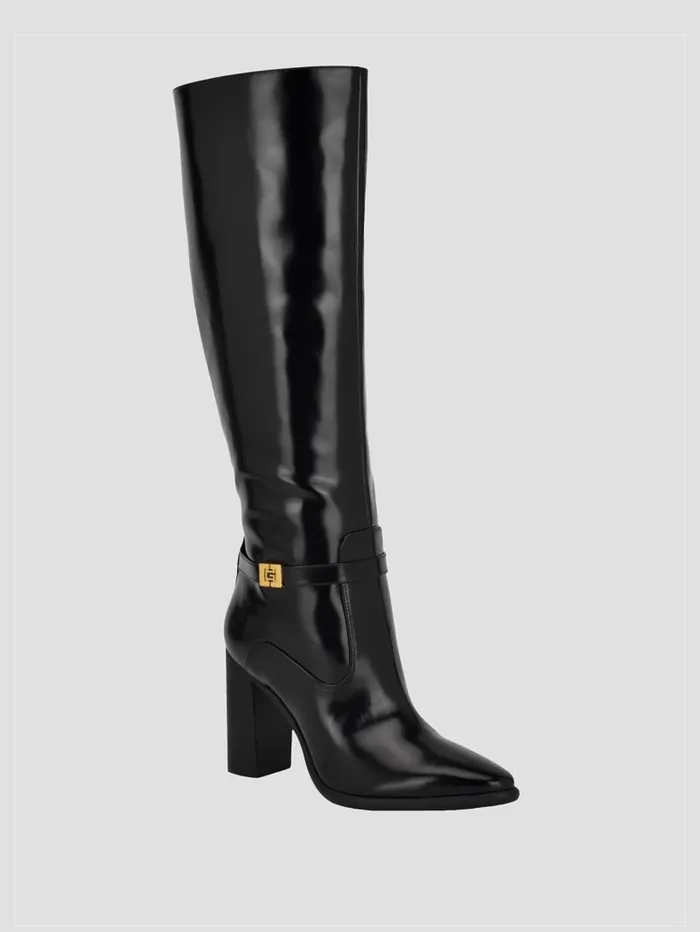 GUESS Shoes Lendy Pointed Boots Black 8211 Women
