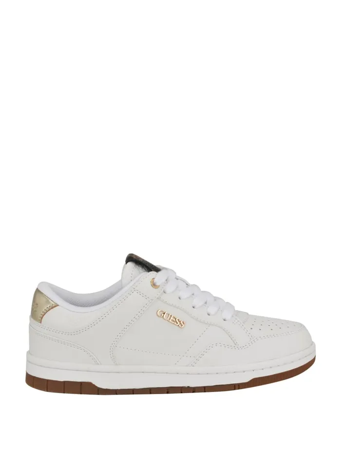 GUESS Shoes Rubinn FauxLeather Sneakers White 8211 Women