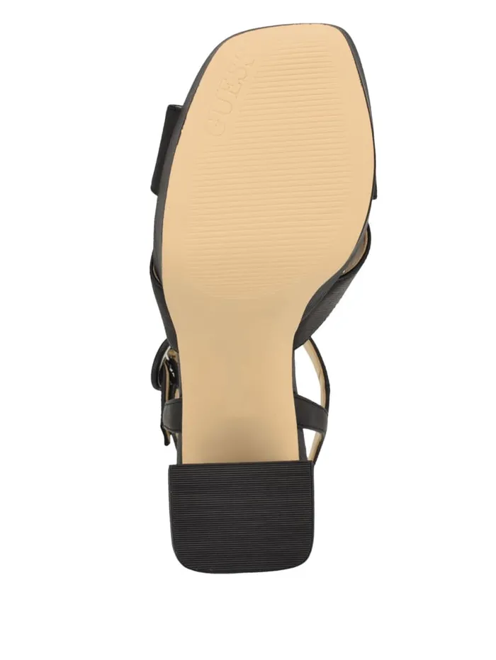 GUESS Shoes Vallenn Platform Block Heels Black 8211 Women