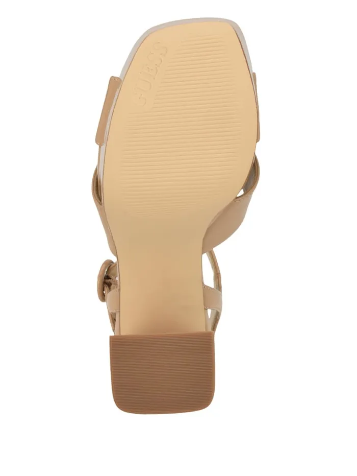 GUESS Shoes Vallenn Platform Block Heels Black 8211 Women