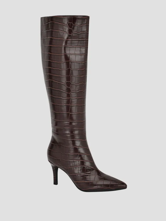 GUESS Shoes Wayla KneeHigh Boots Brown 8211 Women