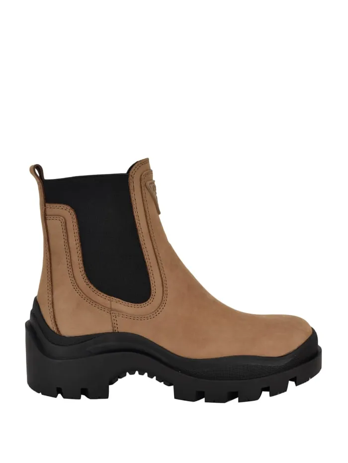 GUESS Shoes Yesses Signature Chelsea Booties Beige 8211 Women