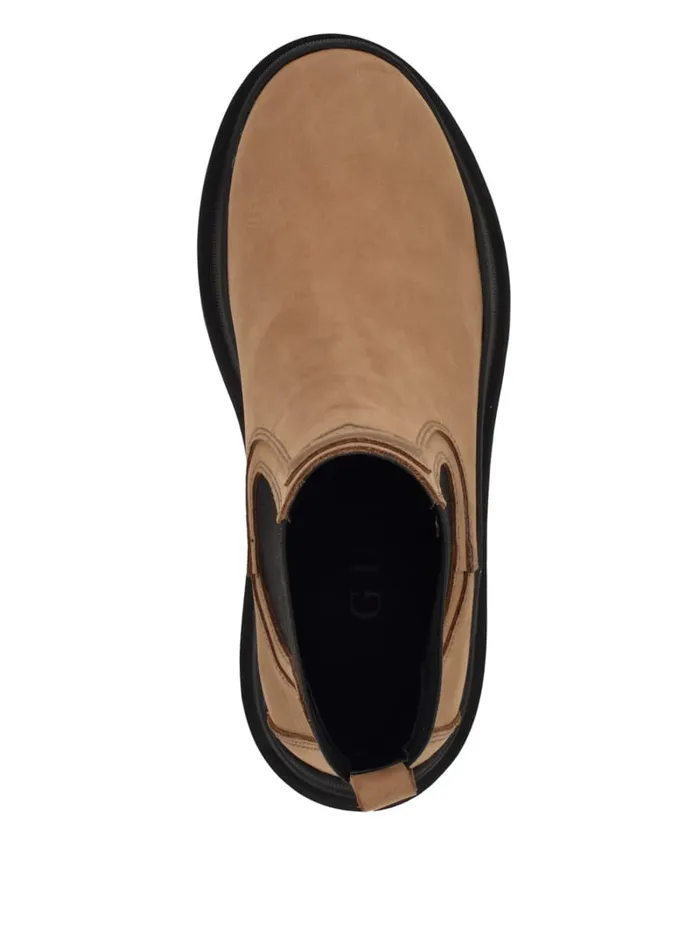GUESS Shoes Yesses Signature Chelsea Booties Beige 8211 Women