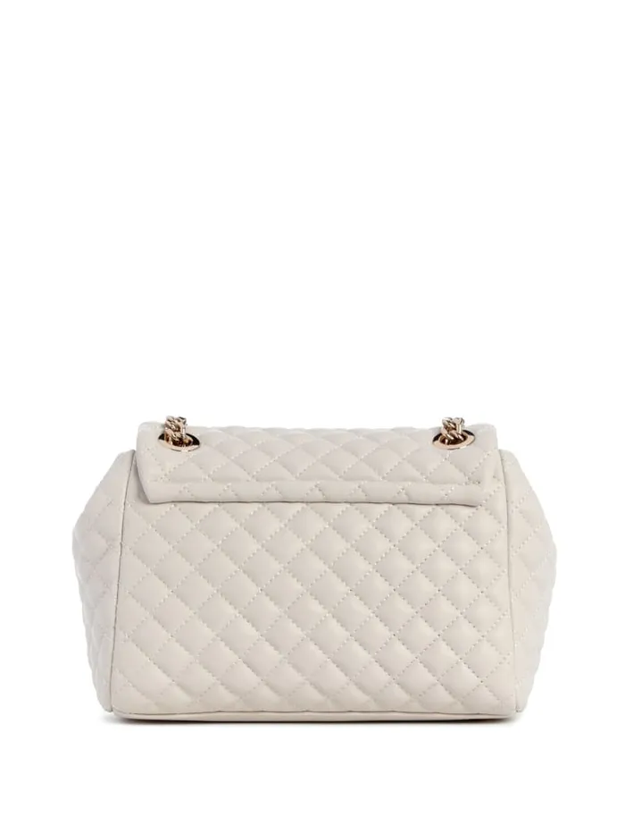 GUESS Shoulder Bags Eco Rianee Quilted Convertible Crossbody Black 8211 Unisex