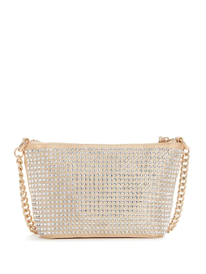 GUESS Shoulder Bags Gilded Glamour Mini TopZip Bucket Bag Gold 8211 Unisex