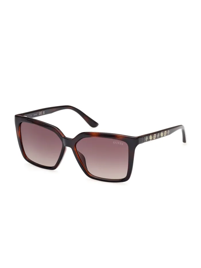 GUESS Sunglasses Madelyn Retro Square Sunglasses Black 8211 Women