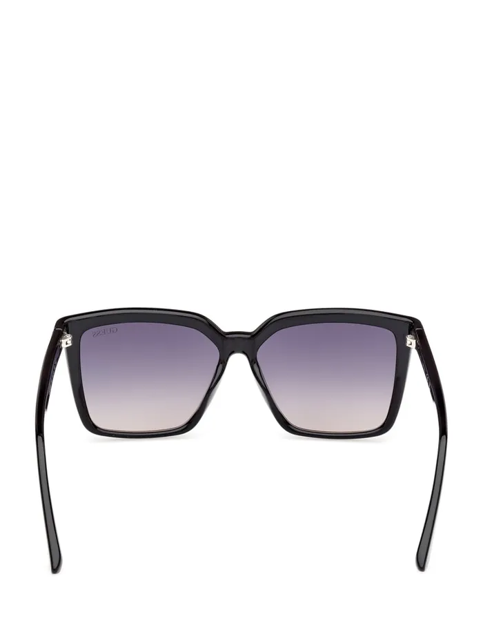 GUESS Sunglasses Madelyn Retro Square Sunglasses Black 8211 Women