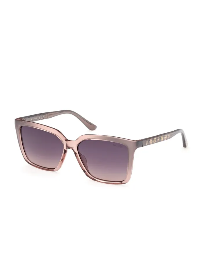 GUESS Sunglasses Madelyn Retro Square Sunglasses Black 8211 Women