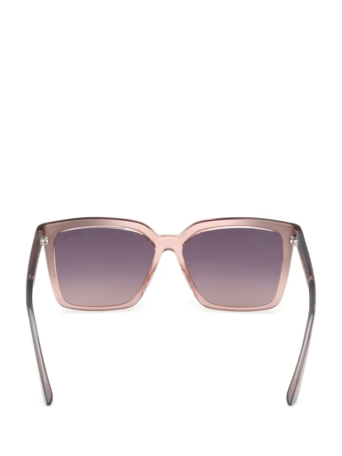 GUESS Sunglasses Madelyn Retro Square Sunglasses Black 8211 Women