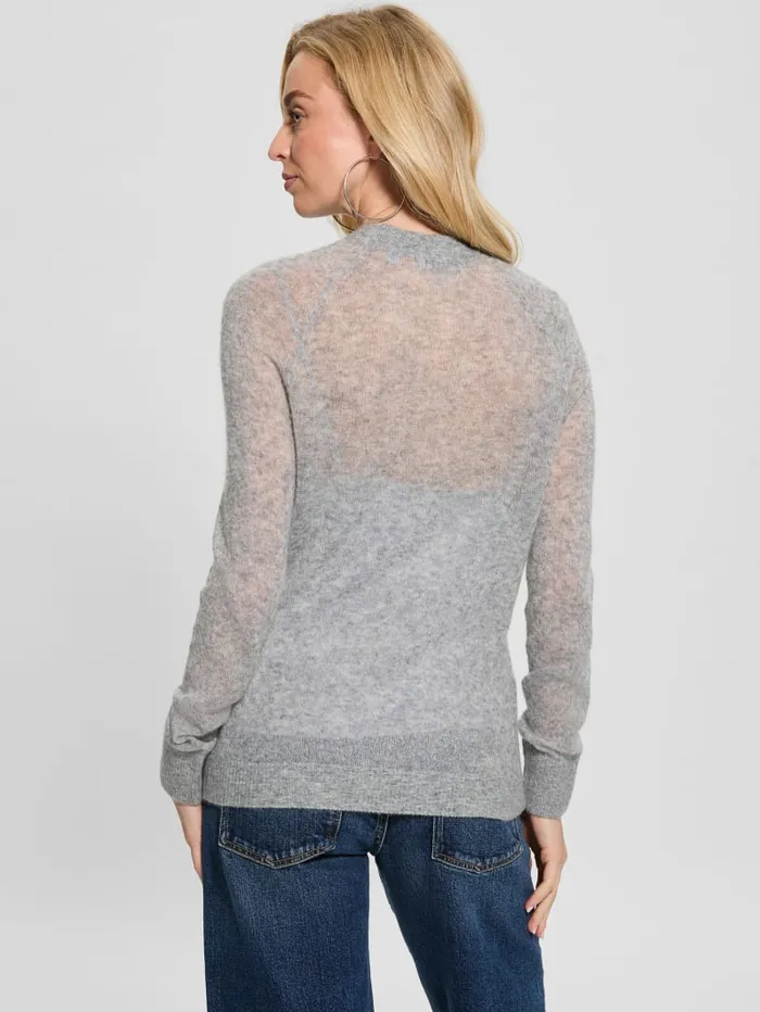 GUESS Sweaters and Knits Izabella WoolBlend Sweater White 8211 Women