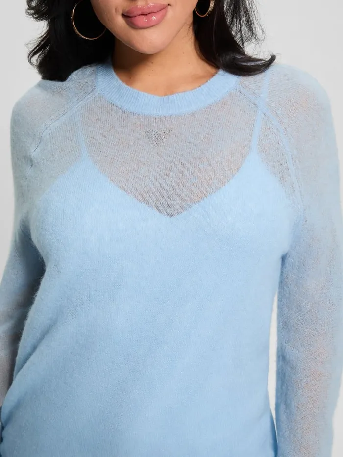 GUESS Sweaters and Knits Izabella WoolBlend Sweater White 8211 Women