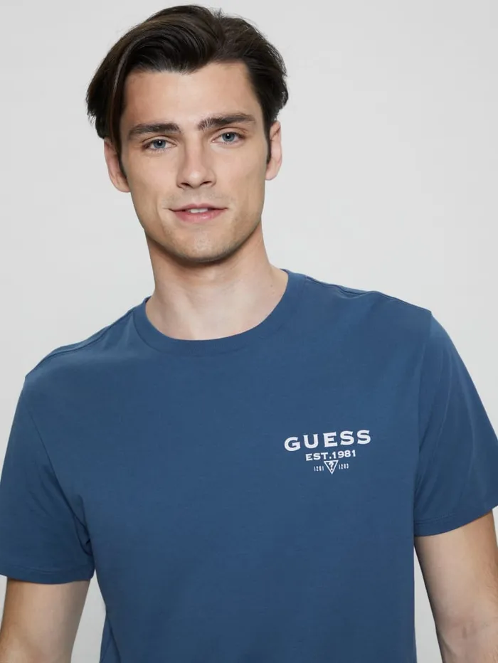 GUESS T Shirts and Tanks Eco Classic Tee Green 8211 Men