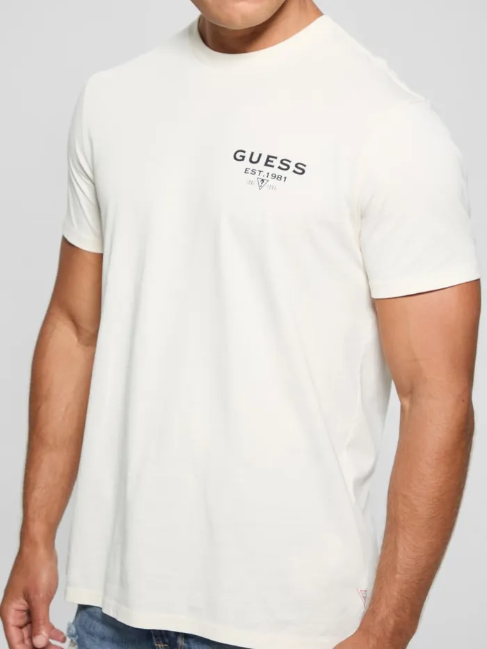 GUESS T Shirts and Tanks Eco Classic Tee Green 8211 Men