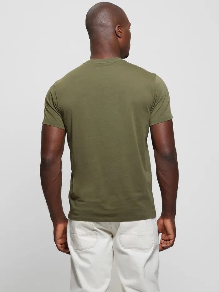 GUESS T Shirts and Tanks Eco Classic Tee Green 8211 Men