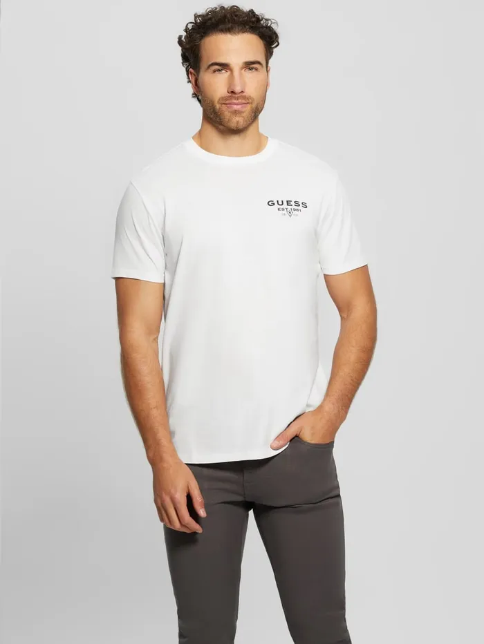 GUESS T Shirts and Tanks Eco Classic Tee Green 8211 Men