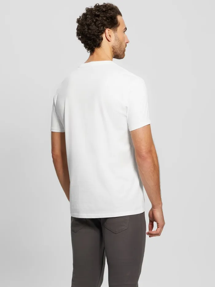 GUESS T Shirts and Tanks Eco Classic Tee Green 8211 Men