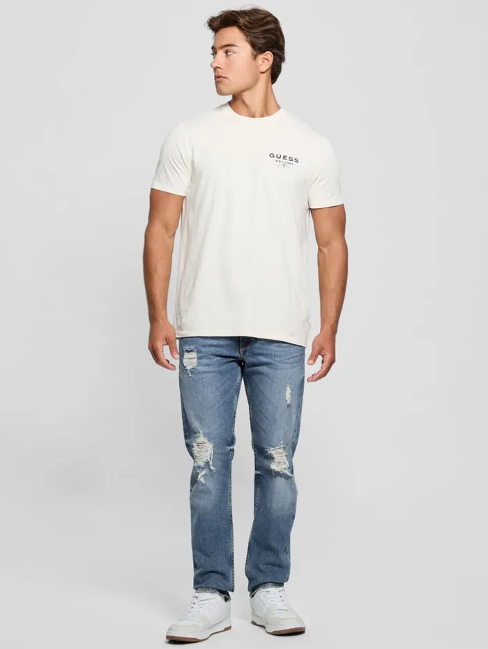 GUESS T Shirts and Tanks Eco Classic Tee Green 8211 Men