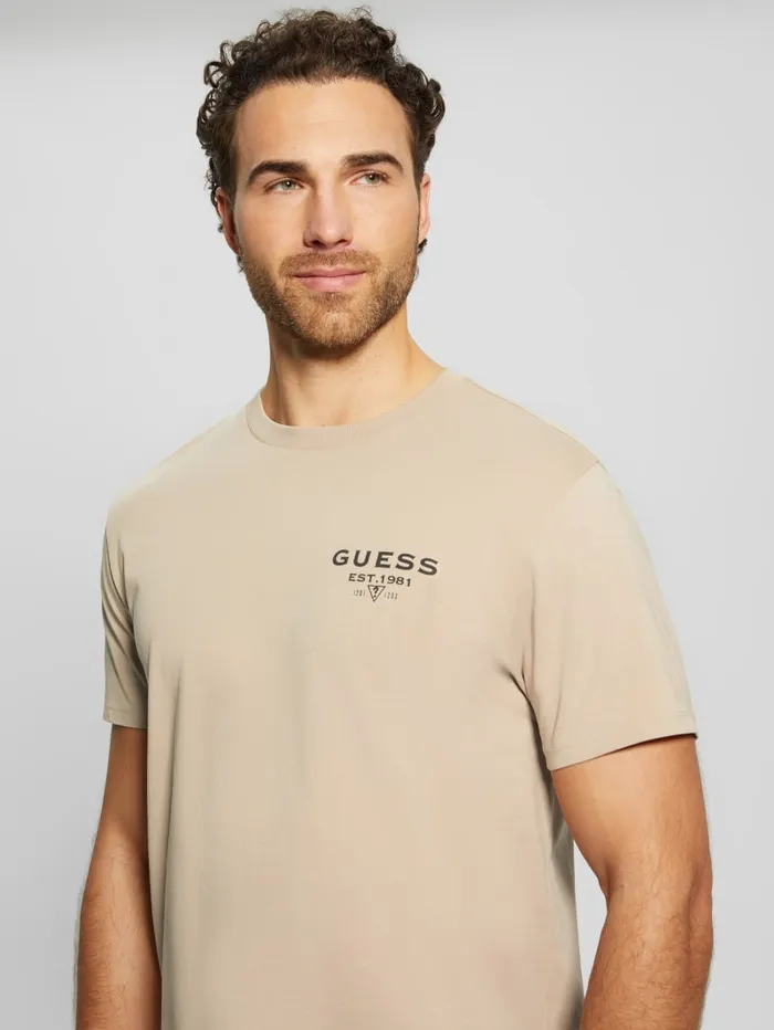 GUESS T Shirts and Tanks Eco Classic Tee Green 8211 Men