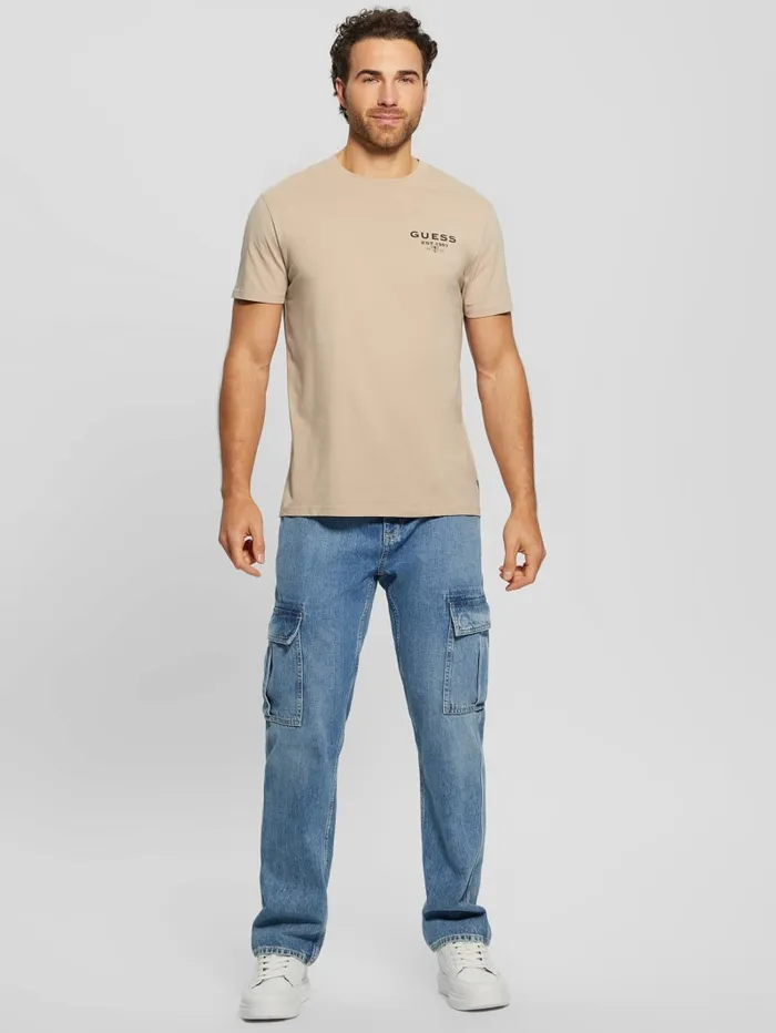 GUESS T Shirts and Tanks Eco Classic Tee Green 8211 Men