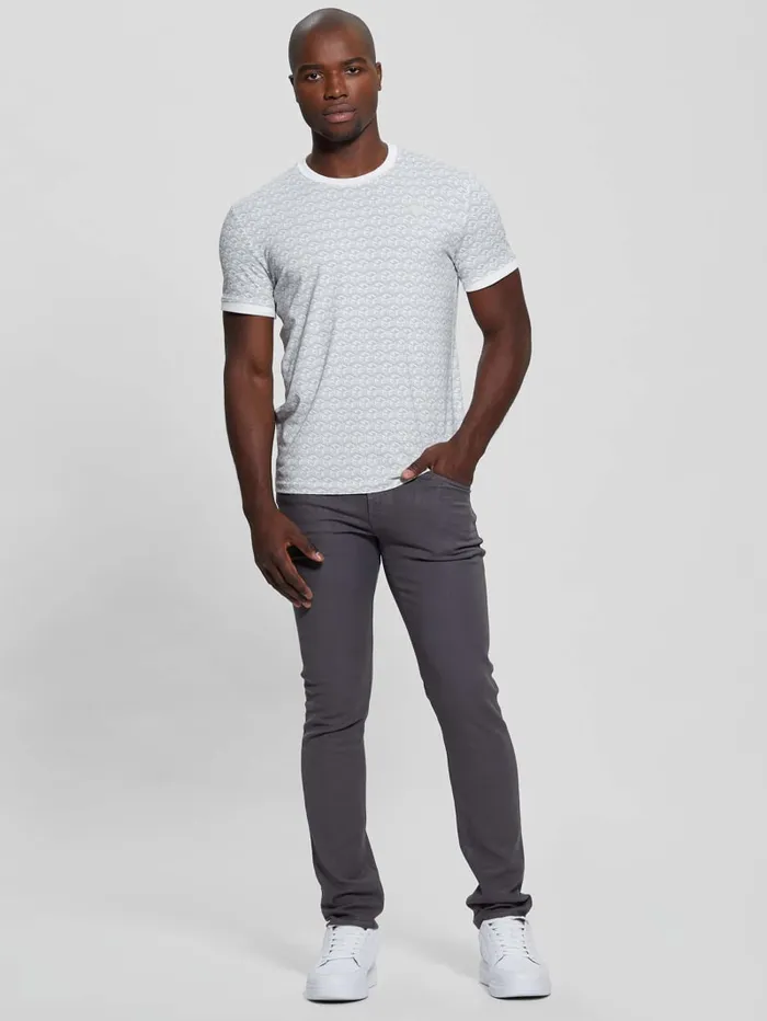 GUESS T Shirts and Tanks Eco Colin Logo Tee White 8211 Men