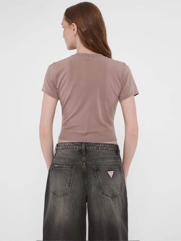 GUESS Tops and Tees Originals Baker Baby Tee Purple 8211 Women