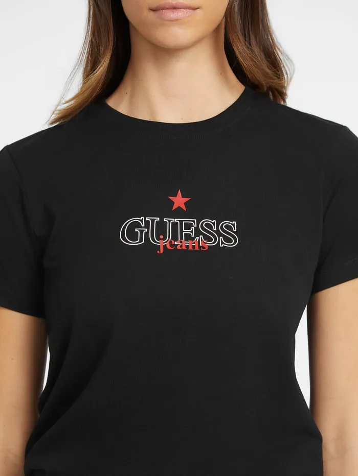 GUESS Tops Classic Star Tee Black 8211 Women