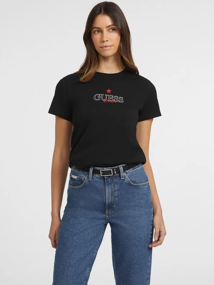 GUESS Tops Classic Star Tee Black 8211 Women