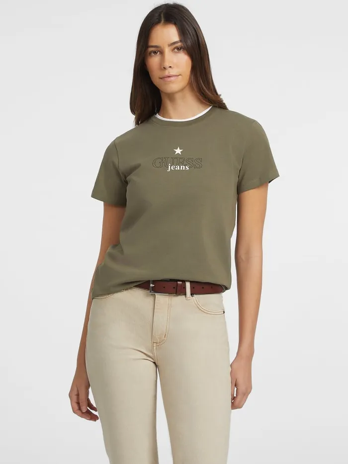 GUESS Tops Classic Star Tee Black 8211 Women