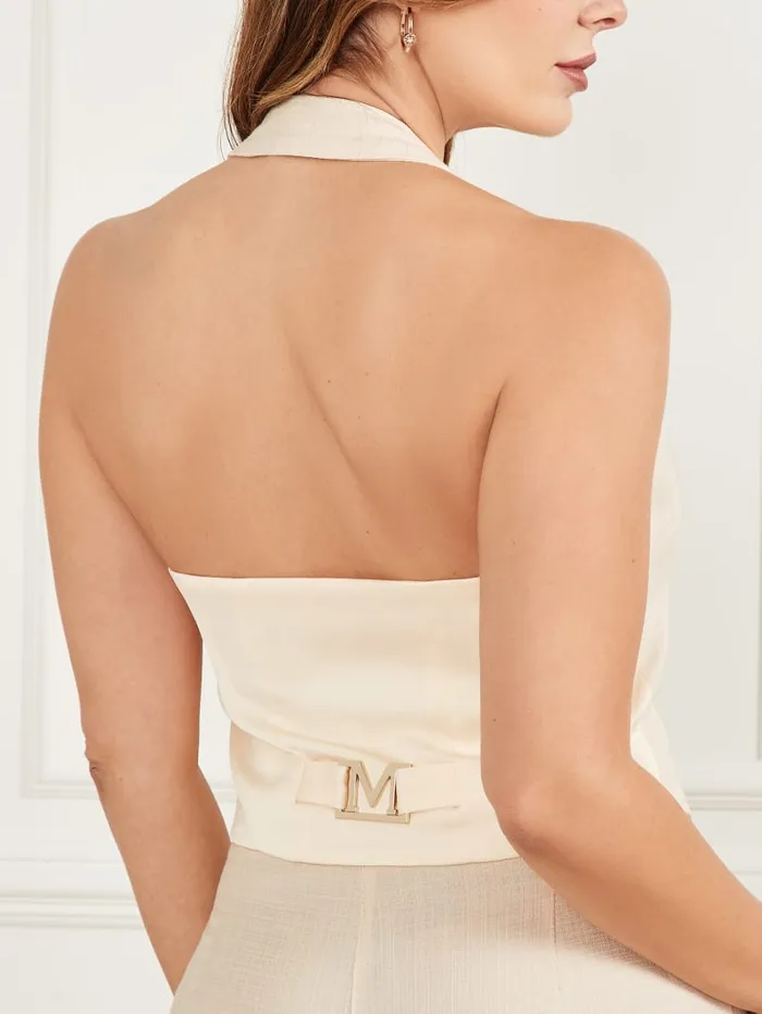 GUESS Tops Danielle Halter Vest White 8211 Women