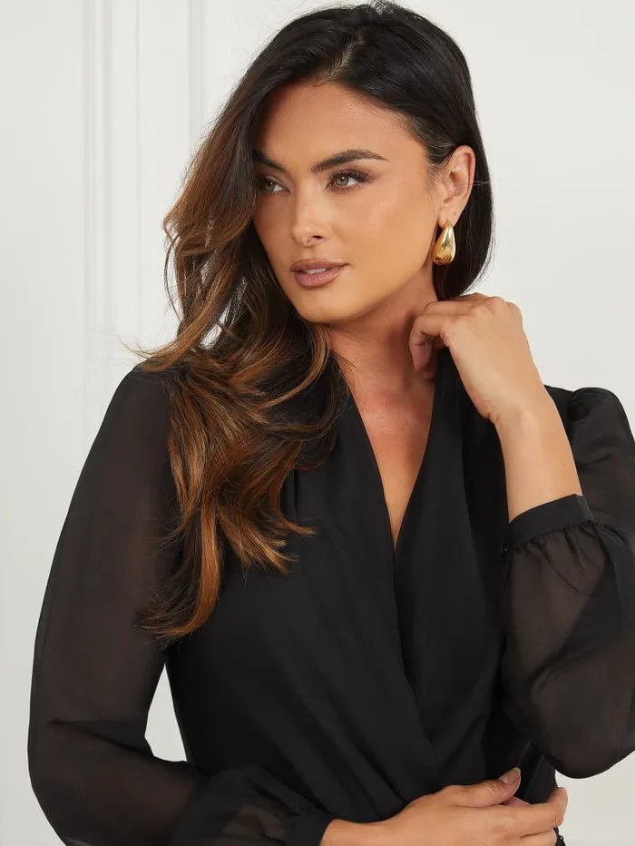 GUESS Tops Daria Bodysuit Black 8211 Women
