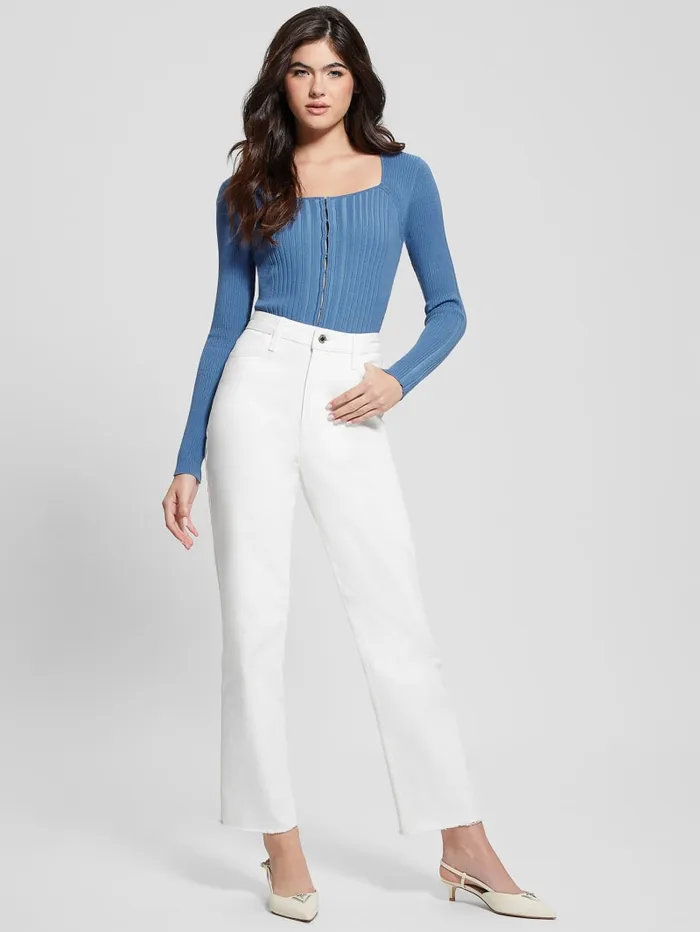 GUESS Tops Eco Allie Cardigan Blue 8211 Women