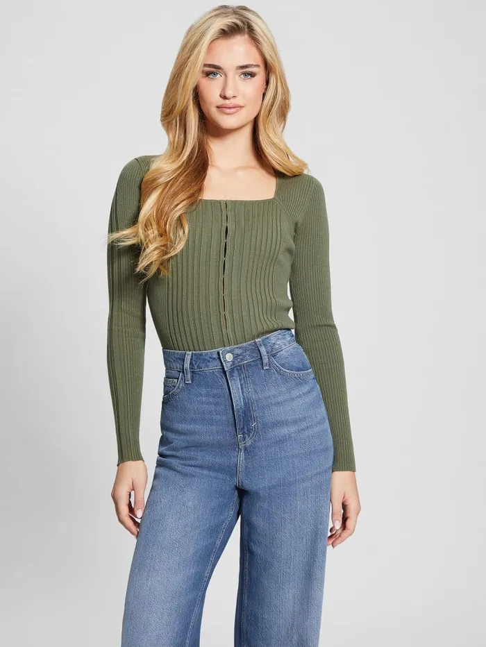 GUESS Tops Eco Allie Cardigan Blue 8211 Women