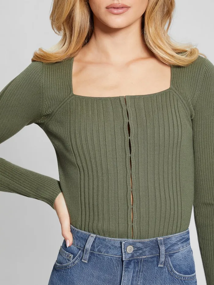 GUESS Tops Eco Allie Cardigan Blue 8211 Women