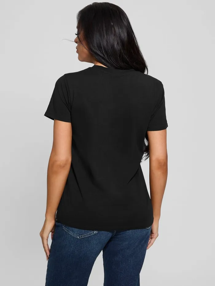 GUESS Tops Eco Lace Logo Easy Tee Red 8211 Women