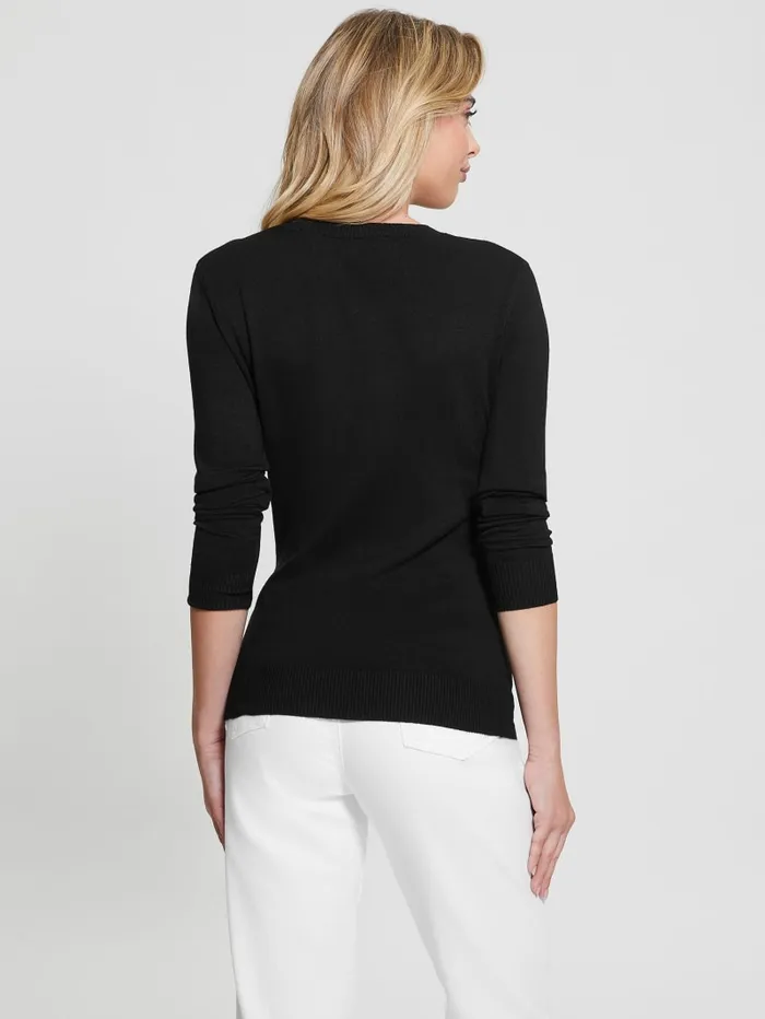 GUESS Tops Eco Olive Sweater Black 8211 Women