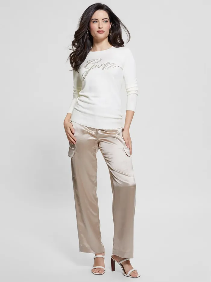 GUESS Tops Eco Olive Sweater Black 8211 Women