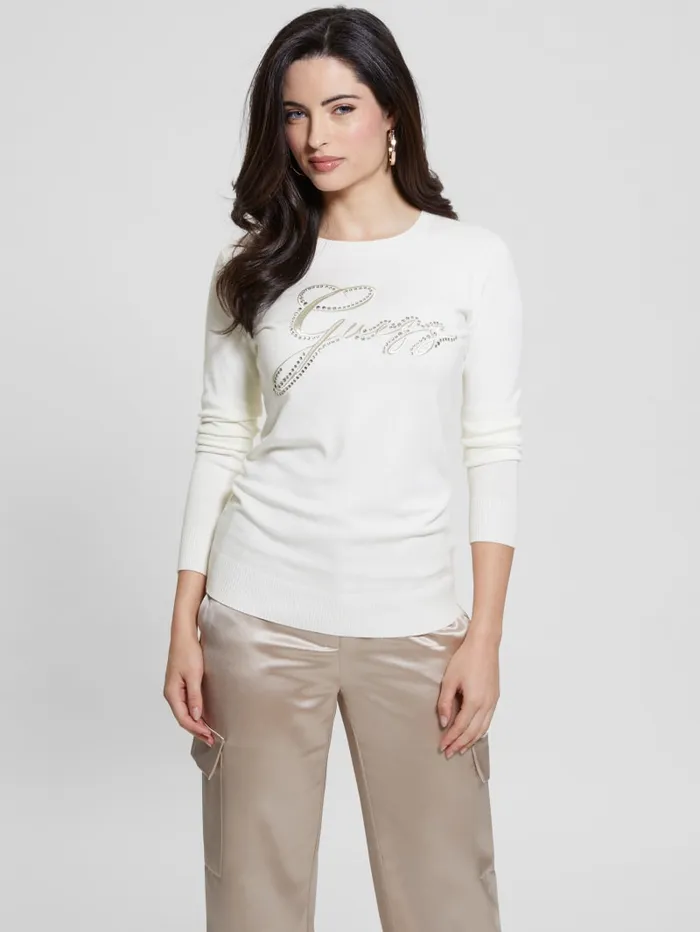 GUESS Tops Eco Olive Sweater Black 8211 Women