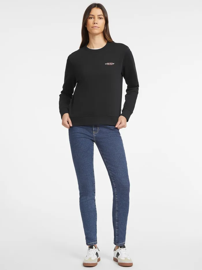 GUESS Tops Mini American Tradition Sweatshirt Beige 8211 Women