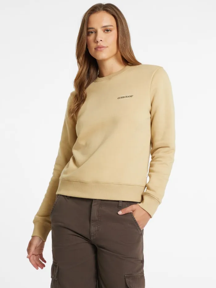GUESS Tops Mini American Tradition Sweatshirt Beige 8211 Women