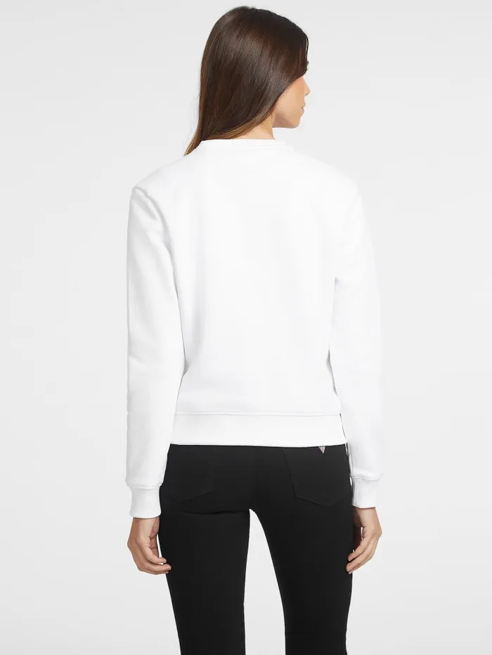 GUESS Tops Mini American Tradition Sweatshirt Beige 8211 Women