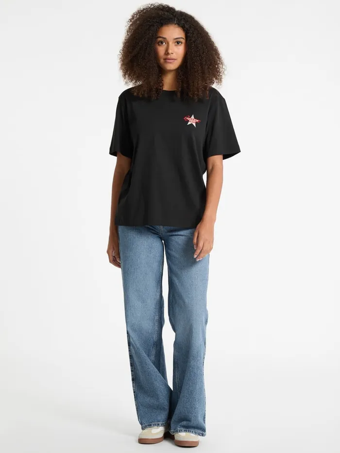 GUESS Tops Oversized Star Logo Tee Blue 8211 Women
