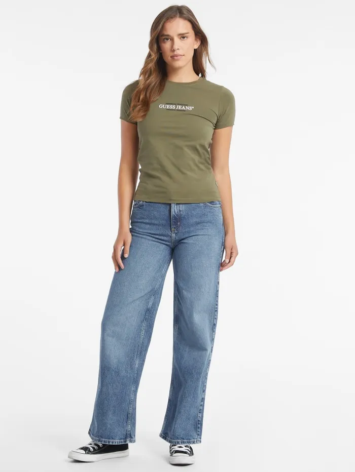 GUESS Tops Slim American Tradition Tee Red 8211 Women