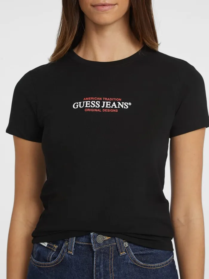GUESS Tops Slim American Tradition Tee Red 8211 Women