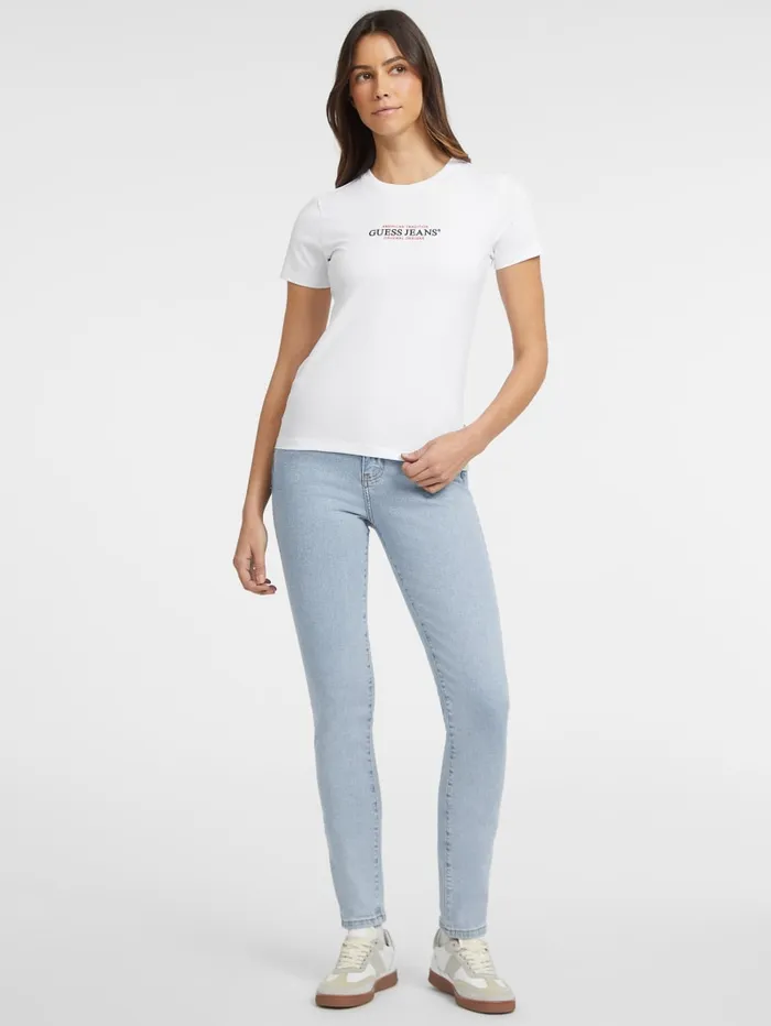 GUESS Tops Slim American Tradition Tee Red 8211 Women