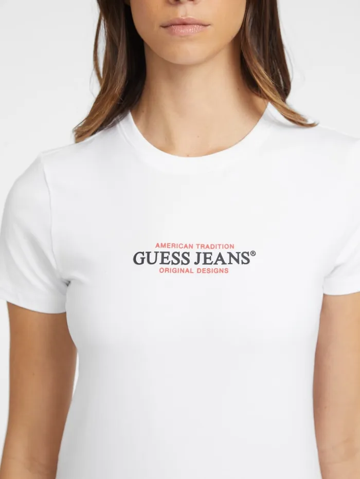 GUESS Tops Slim American Tradition Tee Red 8211 Women