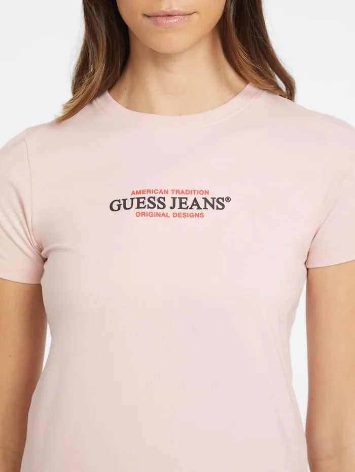 GUESS Tops Slim American Tradition Tee Red 8211 Women