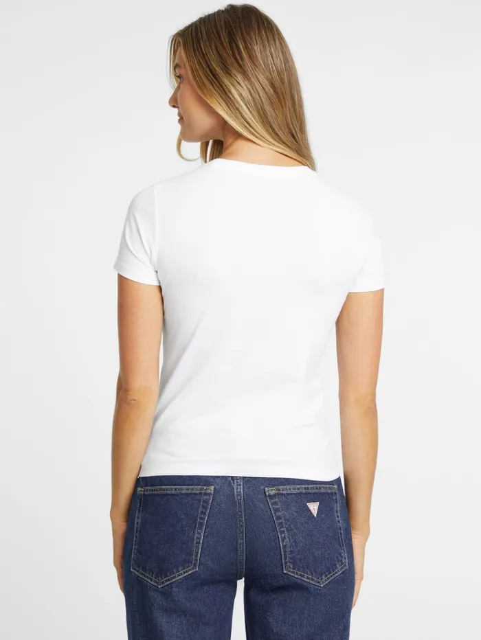 GUESS Tops Slim Iconic Tee Black 8211 Women
