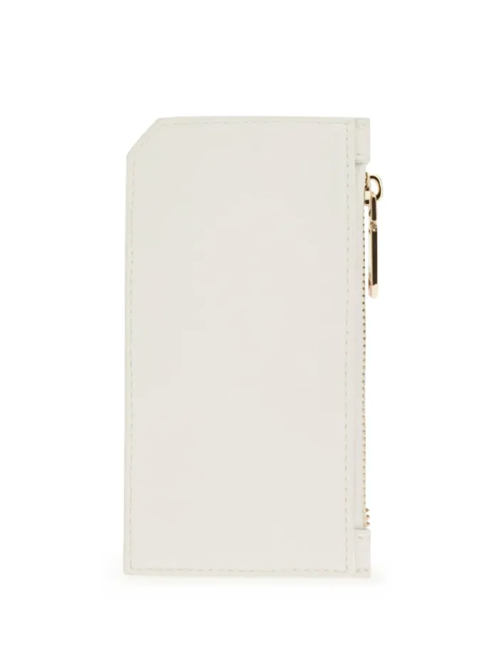 GUESS Wallets FauxLeather Zip Card Holder Yellow 8211 Unisex