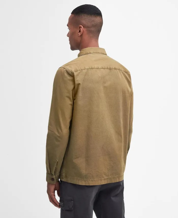 Harris Overshirt Olive Branch Men Barbour Overshirts